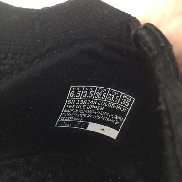 SKECHERS Cleo Recycled Washable Knit Flats Love Spell Black 6.5 - Picture 7 of 7